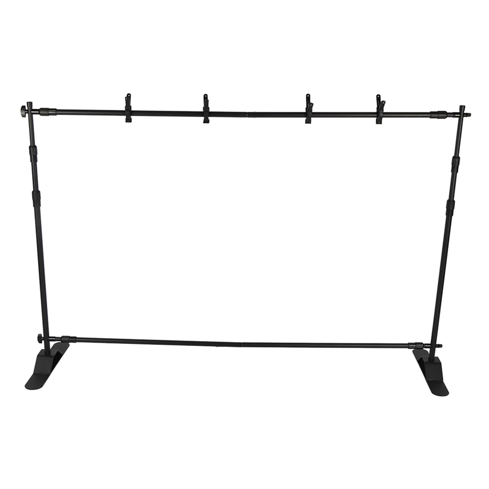 Soporte de Fondo de Aluminio Ajustable 90-240 Cm X 160-300 Cm Soporte Estudio Vídeo Fotográfico (2,4 x 3 Metros)