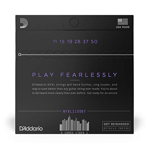 D'Addario NYXL1150BT Nickel Wound Electric Guitar Strings, Balanced Tension Medium by D'Addario - Image 2