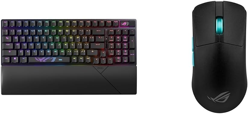 ASUS ROG Strix Scope II 96 Wireless Gaming Keyboard & ROG Harpe Gaming Wireless Mouse ASUS ROG Strix Scope II 96 Wireless Gaming Keyboard & ROG Harpe Gaming Wireless Mouse