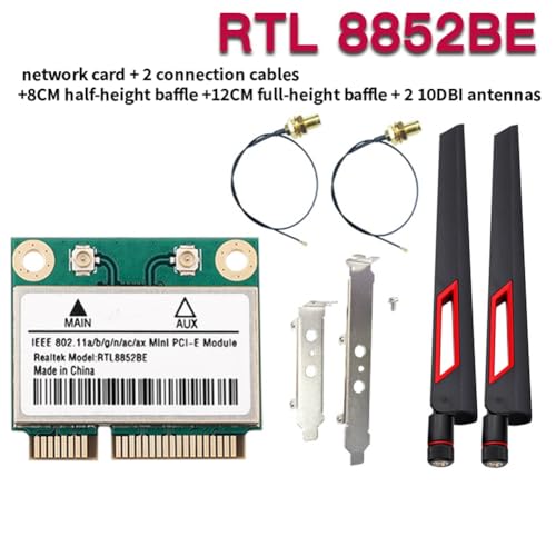 Tarjeta WiFi 6 RTL8852BE para solucionar problemas de conexión y cortes de internet en Windows 11 3