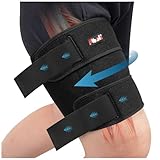Hiball Adjustable Thigh Brace, Hamstring Compression Wrap, Thigh Compression Sleeve, Quad and Upper Leg Brace for Men & Women