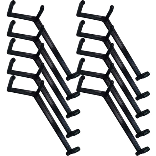 jojofuny 10 Pinces à Brindilles Réglables en Polyéthylène PE pour Tuteurage Branches D’Arbres Fruitiers Outil de Fixation Compact et Réutilisable pour Pêchers Poiriers et Orangers en