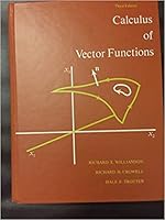 CALCULUS OF VACTOR FUNCTIONS SECOND EDITION B003RQG7Y2 Book Cover