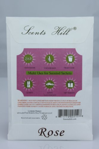 Scented Sachet For Drawer And Closet, Lot Of 8 (Rose) #TOP1