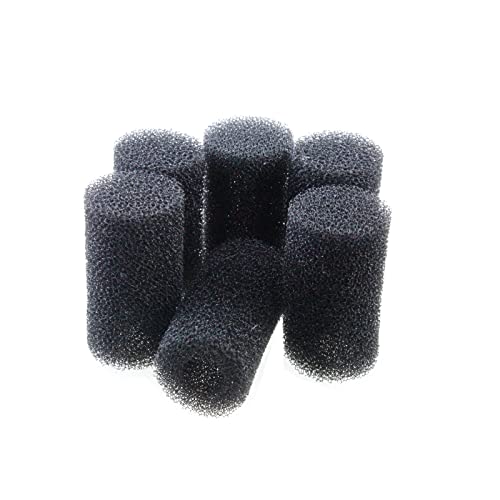 Aquaneat 6-Pack Pre-Filter Sponge For Aquarium Shrimp Fry Fish Tank Filter 0.6” Intake, Replacement Foam Cover #TOP4
