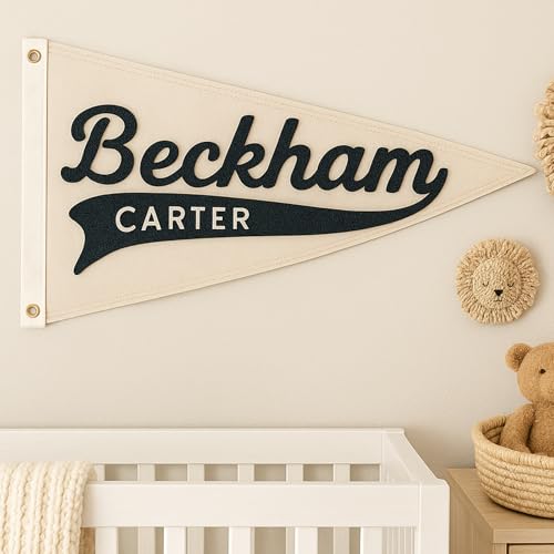 Personalized Baby Name Sign for Nursery Decor, Custom Name Canvas
