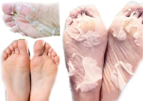 2pairs=4pcs Milk Bamboo Vinegar Remove Dead Skin Foot Skin Smooth Exfoliating Feet Mask Foot Care