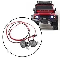 VGOL 1 Paar runde LED-Autoscheinwerfer, kompatibel mit Axial TRX4 TRX6 Redcat RR10 MST 1/10 1/8 – Ansicht 4