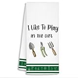 RTXLEZM Mothers Day Gardening Gifts for Women,Gifts for Plant Lovers Kitchen Towels, Dish Tea Towel for Kitchen,Gift for Garden Lovers Decorative Hand Towels for Bathroom Decor,16x24 Inch