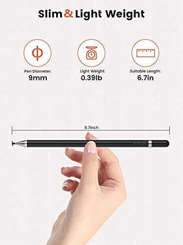 【High Sensitivity & Fine Point】Stylus Pen For Ipad【Drawing & Writing Friendly】【Universal Capacitive】For Iphone/Ipad/Android And Other Touch Screens #TOP5
