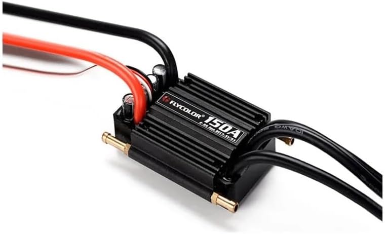 FLYCOLOR 150A / 120A/ 90A / 70A / 50A ESC 2-6S Waterproof Brushless Electronic Speed Controller with 5.5V/5A BEC for Model Ship RC Boat (70A ESC) image 5