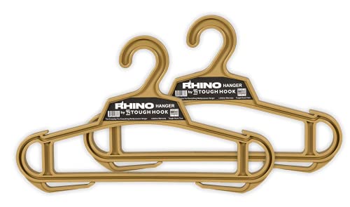 Rhino Tough Hook Heavy Duty Hangers: Weighted Vest & Body Armor, 2 Tan