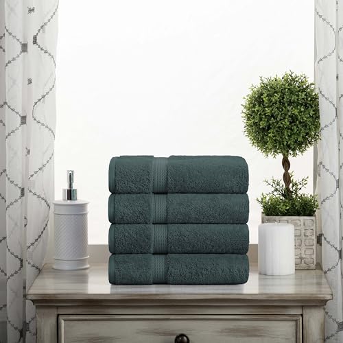 Impressions Luxury Heavyweight Egyptian Cotton Hand Towels, Towel Set for