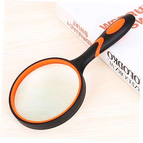 Healifty Handheld Magnifying Mirror Portable Reading Magnifier Magnifying Glass Lens Handheld Elder Handheld Magnifier #TOP2
