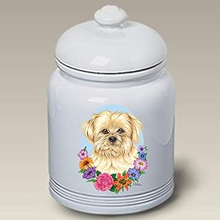 Lhasa Apso - Best of Breed Ceramic Doggie Treat Jar