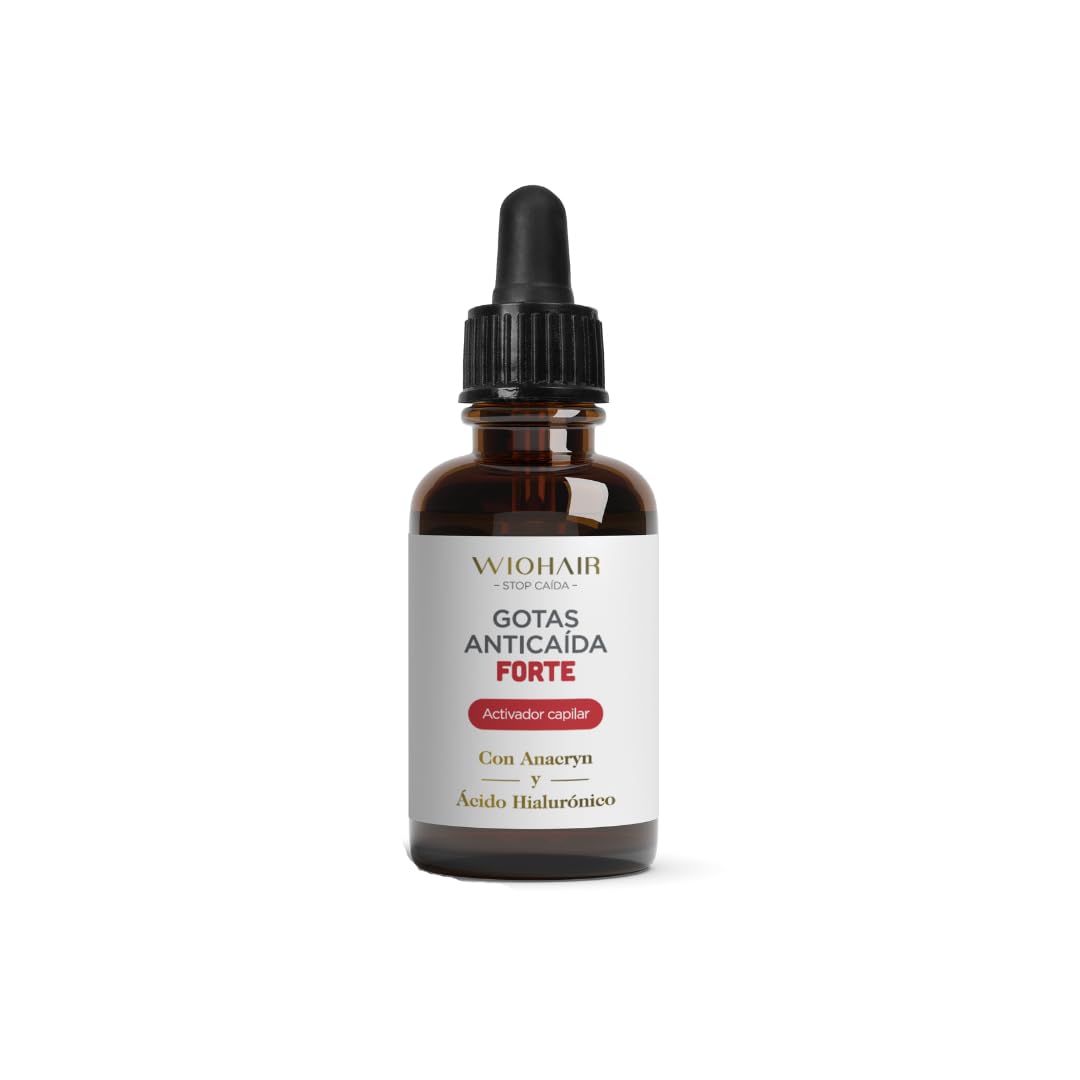 Wiohar Gotas Anticaída | Gotero crecepelo con tratamiento Anticaida | Alternativa Natural Al Minoxidil | Cuida el Pelo fino y débil y el Cuero Cabelludo | Para Cabello Mujer y Hombre