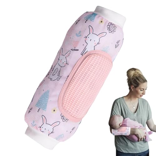 Cojines de lactancia para lactancia, Cojín de brazo de alimentación - Alfombrilla de brazo de alimentación transpirable y absorbente de sudor para,Mangas de seda helada para mamás