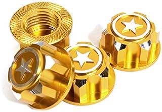 Integy RC Model C29956GOLD Billet Machined 17mm Hex Wheel Nuts (4) for Traxxas 1/10 & 1/8 Scale