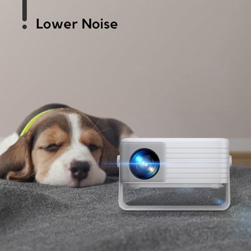 Mini Projector, AKIYO O1 2026 Upgraded 15000Lumen Projector, 360° Rotating, Auto Keystone, 50% Zoom, Portable Projectors 1080P Full HD Supported, Compatible with iOS/Android/TV Stick/HDMI/USB/Switch - Image 5
