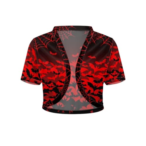 Image of Womens Short Sleeve Bolero Shrug Open Front Knit Cropped Cardigan Shoulder Cover for Dress Cute Casual Knit Cover Up