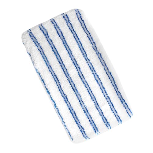 WESIEVYA Almohadilla De Reemplazo Para Mopa De Vapor Funda De Microfibra Lavable y Reutilizable Eficaz Para Capturar Polvo y Suciedad Compatible Cabezal Patrón De Rayas Azul y Blanco