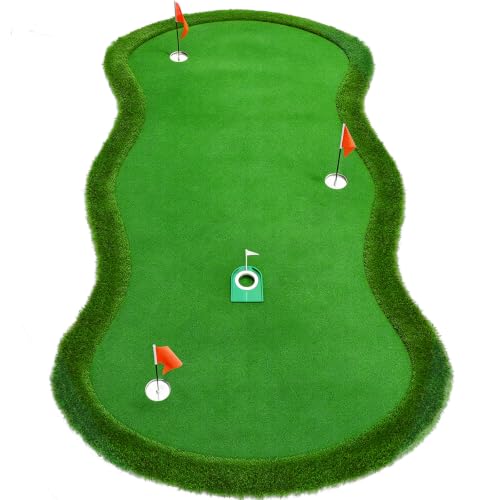 Bearwill Golf Putting Green,5 x 10ft Golf Practice Putting Mat