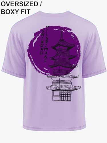 Image of Rigo Printed Oversized T-Shirts for Men | Drop Shoulder T-Shirt for Men