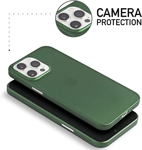 Image of ExpressB for iPhone 16 Pro Max Case Back Cover | Zero Drop Protection | Perfect for Minimalists | Ultra Thin Anti Scratch Matte Finish Case for iPhone 16 Pro Max (Green)