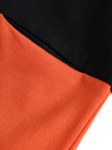 Image of Alano Unisex Kids Black & Orange Wool Blend Jackets