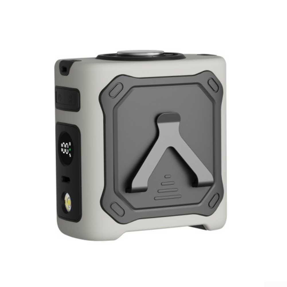 Ventilateur de taille pour camping et randonnée avec lampe LED et clip portable