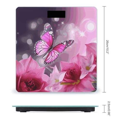 Báscula Digital de Baño con Plataforma Amplia y Pantalla LCD miniatura 2