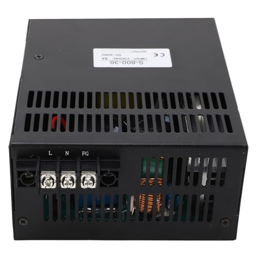 Fuente de alimentación conmutada ajustable, fuente de alimentación CC, salida paralela, disipación de calor eficiente 800 W para motores industriales (Generickho3wq07ix-13)