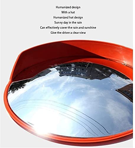 Miroir de circulation grand angle incassable et non déformé avec fixation orientable