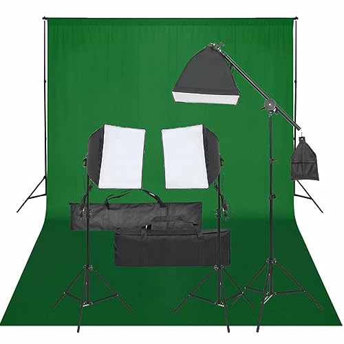 ShGaxin Kit de Estudio fotográfico con Set de Luces y Fondo, Fondo Fotografia Navidad Infantil,Fondo Fotografia, Fotografia Accesorios, Estudio Fotográfico, Kit Fotografia Estudio,
