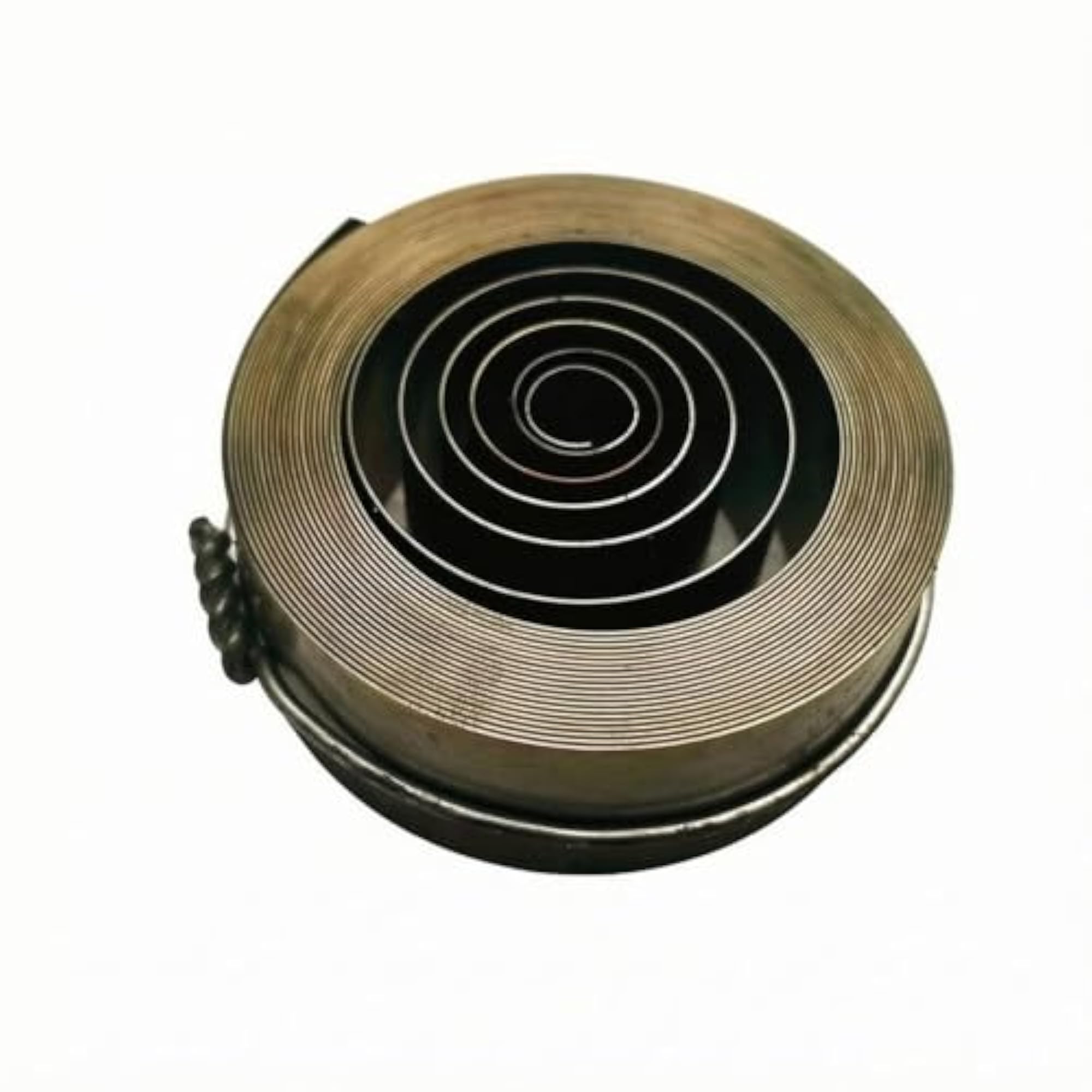 Brass-Colored Mechanical Clock Mainspring Assembly, Spare Part