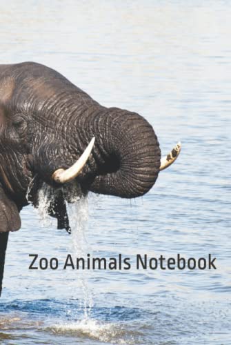 Image of Blank Notebook Journal 100 Wide-Rule Spaced Lined Pages For Writing, Note Taking, Making Lists, And Much More. Zoo Animal Cover Designed Hardback Style Diary: Zoo Animals Notebook