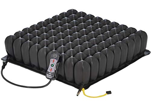 Roho High Profile Wheelchair Cushion - 20 x 20 - Adjustable Pressure Relief Air Seat - Conforms to Body Shape and Weight - with Pump, Cover, Repair Kit - Sensor not included by Roho - Used condition - US$272.29