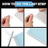Pajean 30 Pcs 8 Mm/ 5/16 Inch Spiral Binding Coil Coil Bindings Spines 4: 1 Pitch 54 Sheet Capacity Plastic Binder Combs for Teacher Office Document Notebook Business Proposals Reports Menus(White)