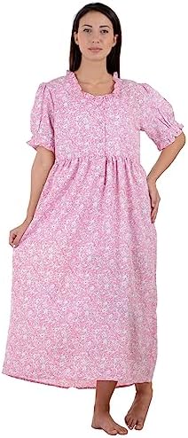 Classic Chambray nachthemd met lange mouwen | Cotton Lane