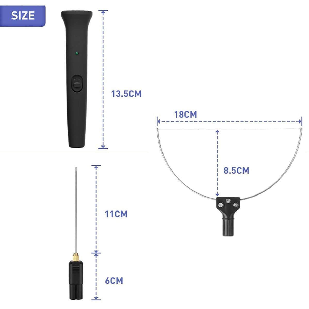 ULTECHNOVO Taglierina Elettrica per Polistirolo a Filo Caldo, Kit 18w Nero