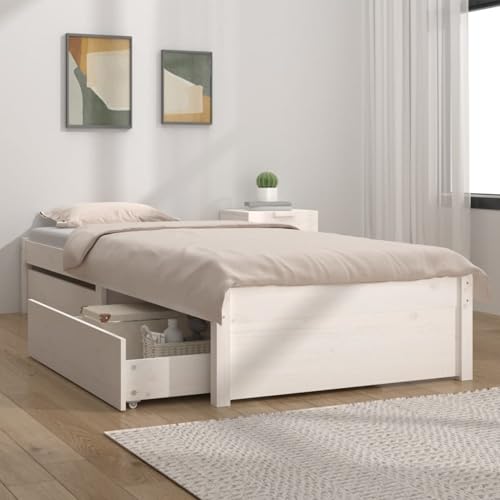 Base Colchon Con Cajones 90x200 Marca Gecheer