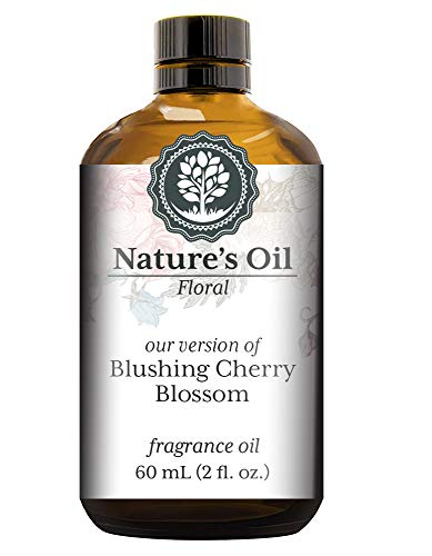 Image of Blushing Cherry Blossom Fragrance Oil (60ml) for Diffusers, Soap Making, Candles, Lotion, Home Scents, Linen Spray, Bath Bombs, Slime