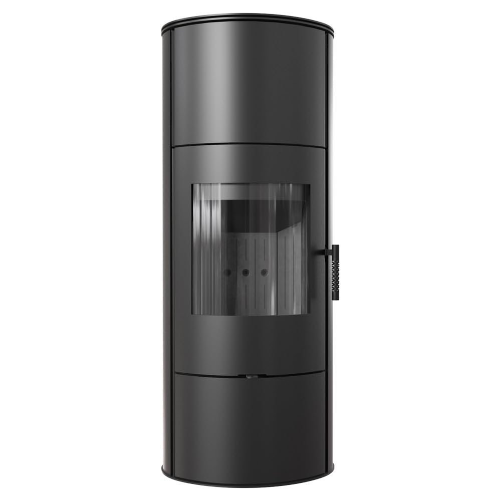 Kaminofen aus Stahl Rollo bereit Satz Ø 150 7 kW Raumluftunabhängig BImSchV 2 EEK A HKI