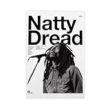 FKBALCZ Bob Marley – Natty Dray Poster auf Leinwand, 