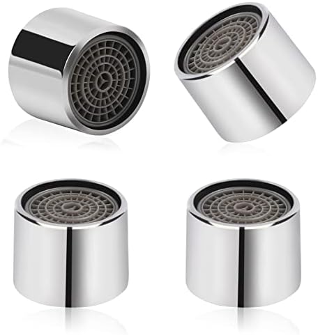 4 sztuki, M22, z obudową chromowo-mosiężną, gwint wewnętrzny 22 mm, z uszczelką, do łazienki