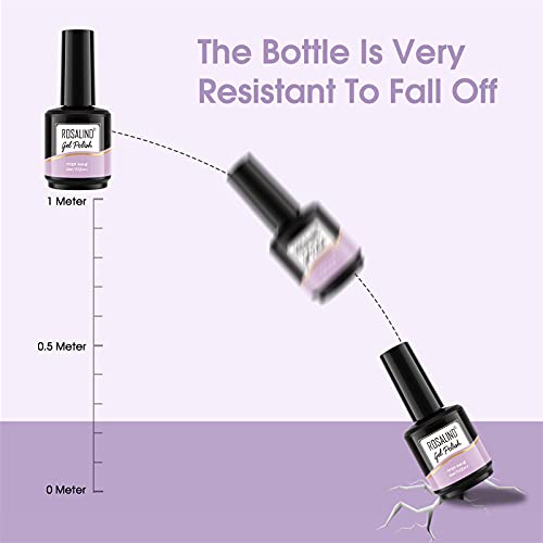 Semi-permanenter Lack 6 Farben Nagellackset Paillettengel Nagellack Nagelstudio Farbkleber schnelltrocknendes Nagelset… – Bild 6
