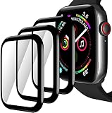 [Soporte de huellas dactilares] La alta sensibilidad táctil permite una alta capacidad de respuesta del teléfono. El proceso innovador no alcanza las burbujas en el protector de pantalla Apple Watch Series 7 41MM y el proceso revolucionario lo hace autocurativo en 24 horas.