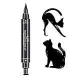 Waterproof Eyeliner Stamp Liquid Eyeliner Pen Easy to Makeup Tool Cat Eye Wing Eyeliner Stamps Set 1 Second Eye Make Up Wing Stamp Eyeliner Pen With Cat Eyeliner Stencil