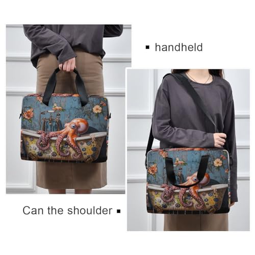 Bolso para laptop 15.6 pulgadas con asa y correa miniatura 2