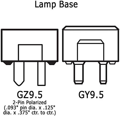 GY9.5 and GZ9.5 Ceramic Socket lamp Holder - 69020 TP-23H Replacement